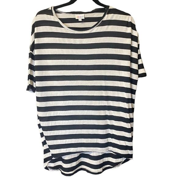 Lularoe black and white XS top - Picture 1 of 6